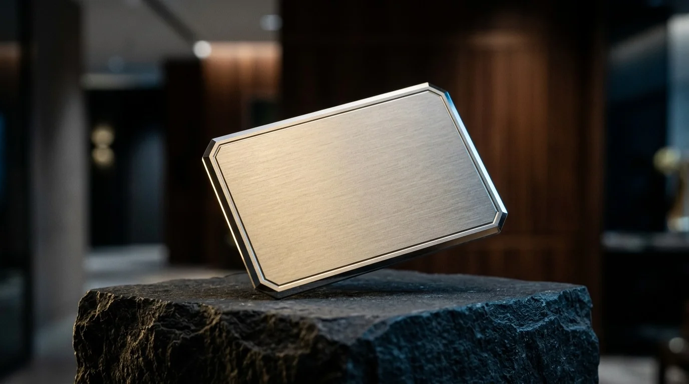 Solid Stainless Steel Metal Cards